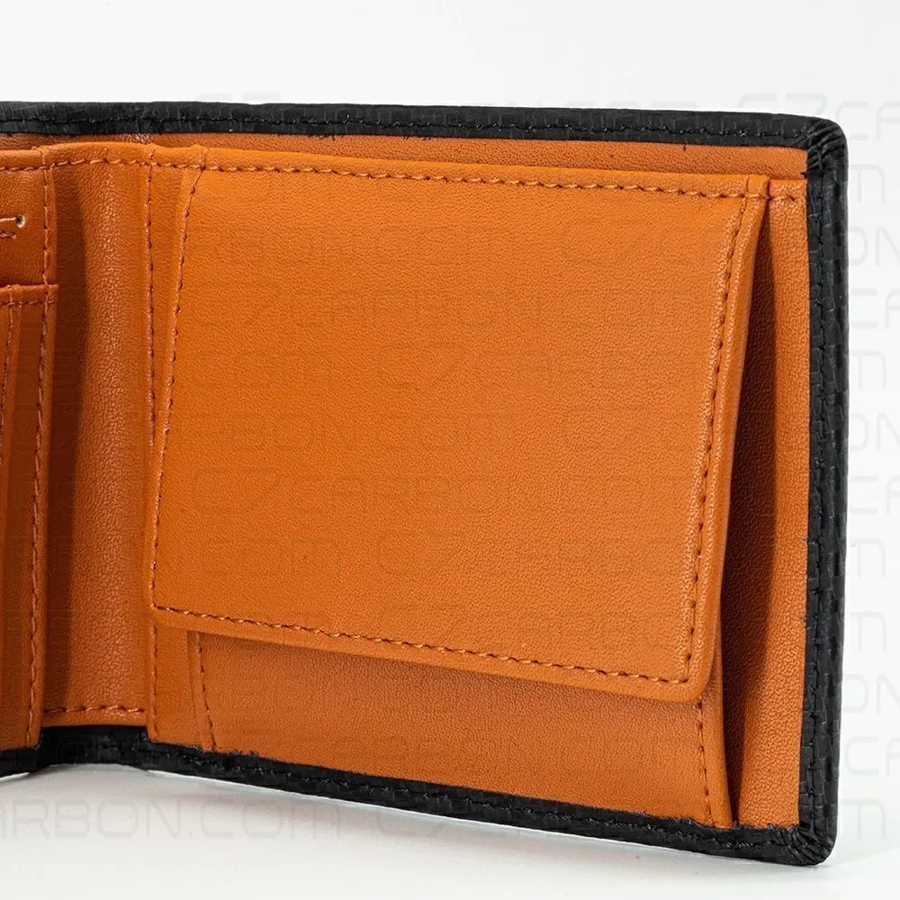 NWT Carbon Fiber Leather Wallet Bifold with RFID Blocking Ships today